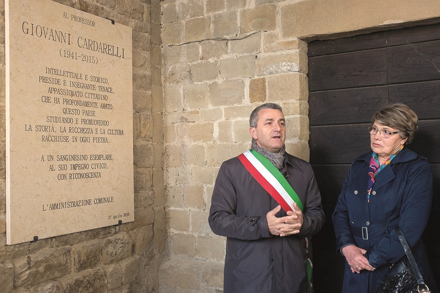 Il Sindaco Mario Scagnetti e Tullia Leoni