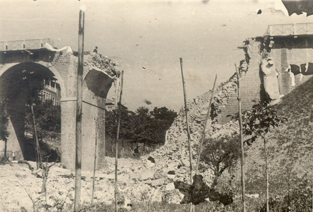 ponte san catervo bombardato 1944 foto giancarlo leggi