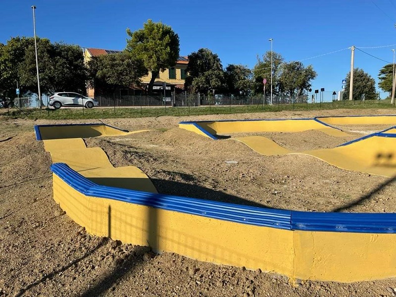 La nuova pista Pump track San Lorenzo in Campo Treia 2