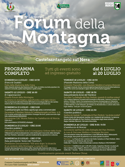 ForumDellaMontagna ProgrammaCompleto completo