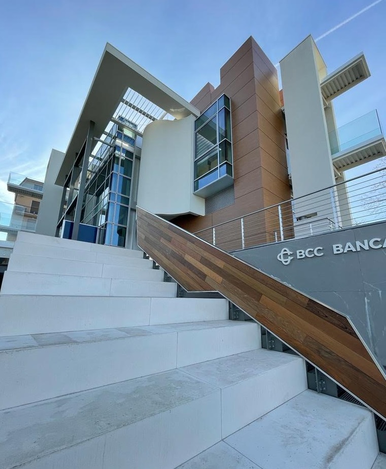 La nuova sede della filiale Banca dei Sibillini