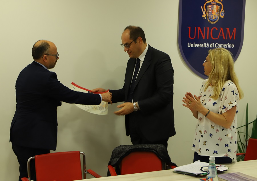 Consegna attestato Capulli