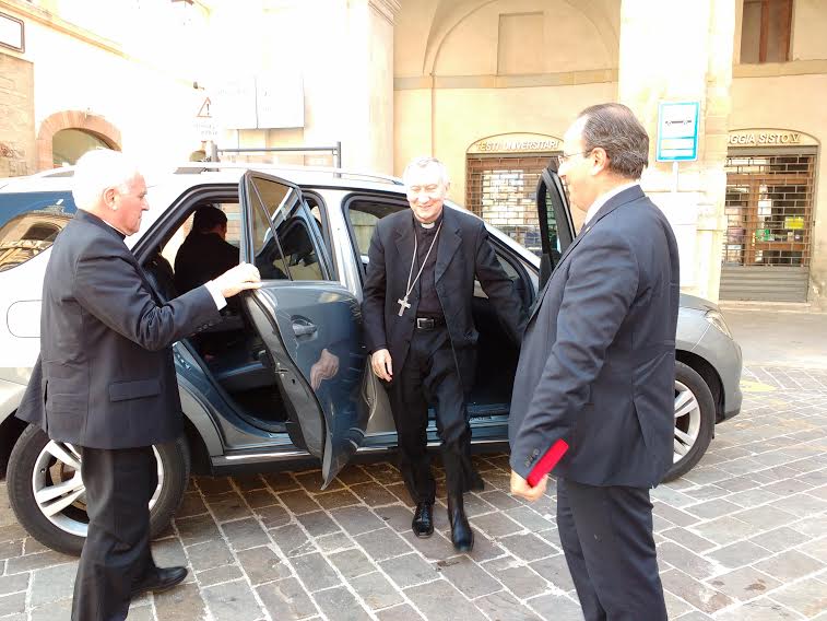 Parolin arrivo