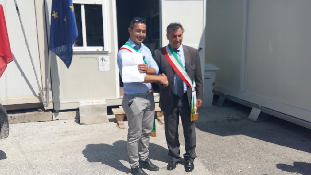 Sindaco Padula e Gentilucci