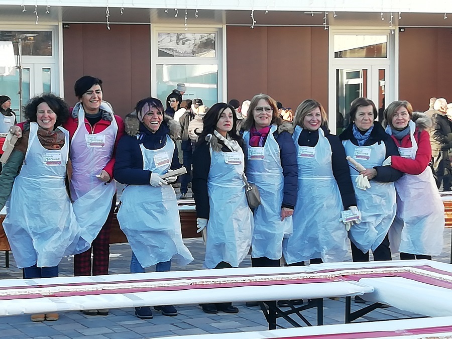 Torrone i collaboratori della Pro Camerino