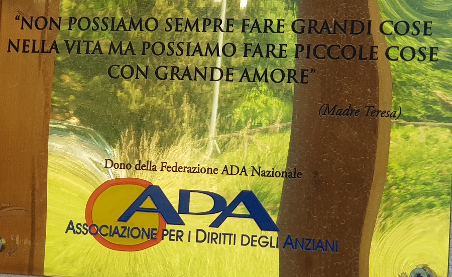 TARGA CENTRO SOCIALE