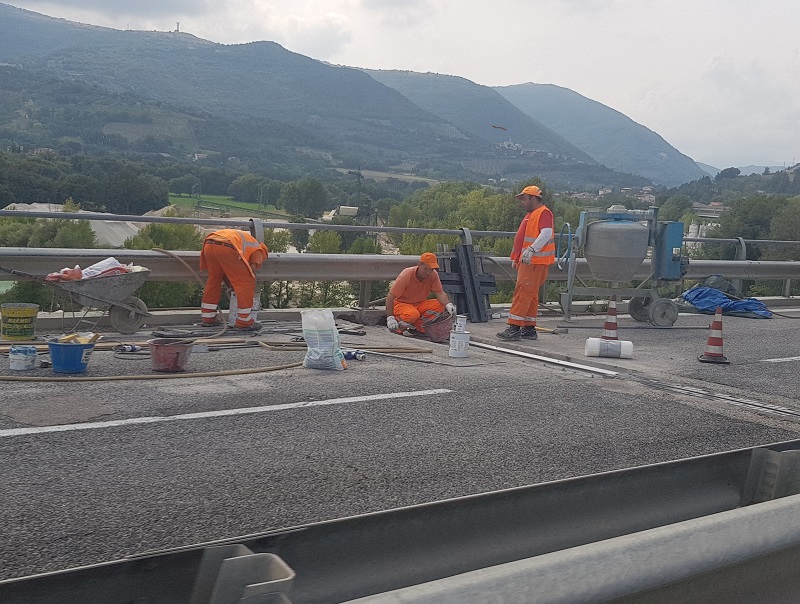 lavori ponti superstrada 77 ponte caldarola