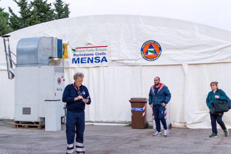 mensa protezione civile
