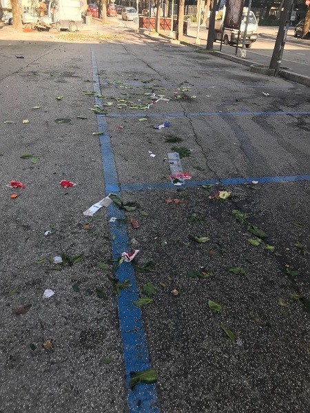 rifiuti parcheggi