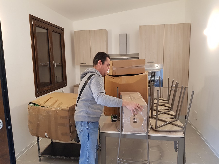 ubaldi e la casetta da sistemare