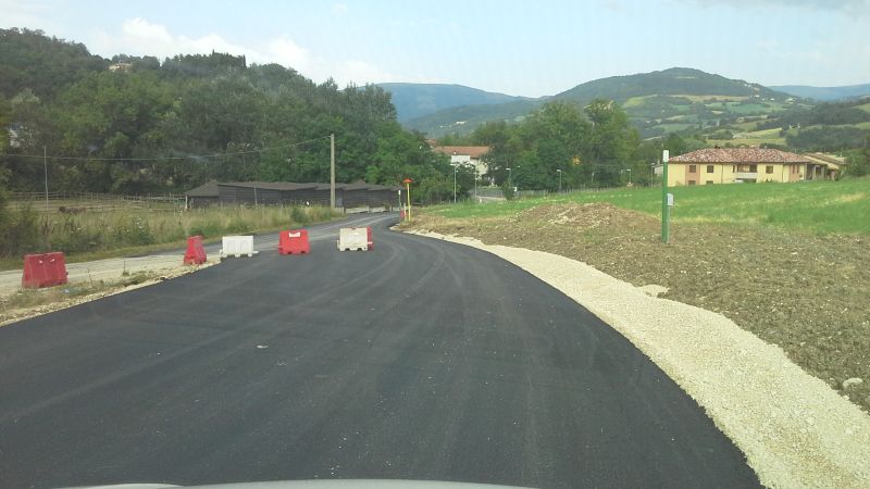 ultima parte strada Muccia