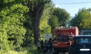 Auto si ribalta a Macchie di San Ginesio
