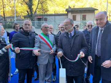 Monte Cavallo inaugura il nuovo campo da padel realizzato con i fondi PNC
