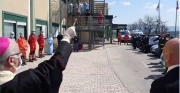 Auguri delle autorit&agrave; civili, militari e religiose a malati e sanitari dell'ospedale di Camerino