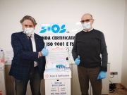 Tolentino, la Sios dona punti di sanificazione
