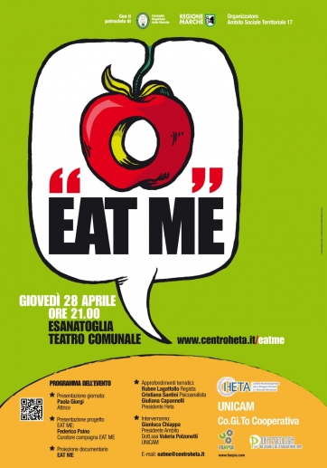 LOTTA AI DISTURBI ALIMENTARI- Ad Esanatoglia la presentazione del progetto &quot;EAT ME&quot;