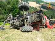 Mietitrebbiasi si ribalta a Belforte del Chienti