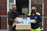 Covid: l'azienda Edilbiangi dona 3000 mascherine al comune di San Severino