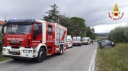 Scontro tra auto, due giovani trasportati a Torrette