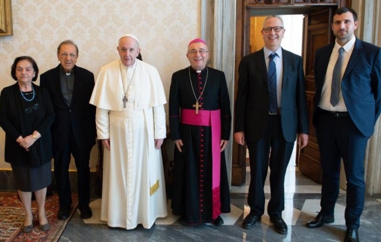 Delegazione del Comitato Pellegrinaggio Macerata-Loreto dal Papa