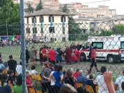 Palio di Sarnano: malore per un atleta di Brunforte