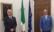 Incontro Prefetto Ferdani e Presidente di Confindustria Guzzini