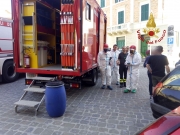 Probabile sostanza radioattiva in un parafulmine: intervengono i vigili del fuoco