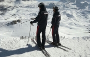 Carabinieri sugli sci in servizio sulle piste dei Sibillini