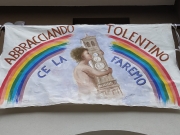 Tolentino, il messaggio dell'artista Enzo Grassettini