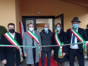 Inaugurata a Tolentino la nuova struttura in legno frutto della solidariet&agrave;