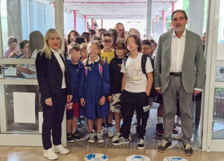 San Severino, il sindaco Rosa Piermattei  in visita alle scuole