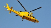 Cade con il parapendio, interviene l&rsquo;eliambulanza