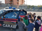 "Progetto Legalit&agrave;": gli alunni della Bezzi in visita alla stazione dei Carabinieri