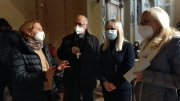 Rientro dell'opera d'arte a San Rocco. L'arcivescovo Massara celebra la messa per l'evento