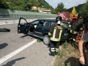 Due incidenti in superstrada, 5 bambini coinvolti