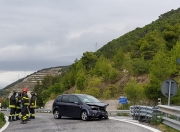 Incidente sulla superstrada 77 all'uscita di Caccamo