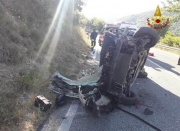 Auto contro camion, gravissima una donna di Fabriano