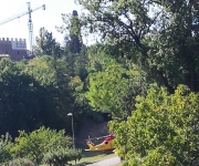 Caldarola, infortunio sul lavoro. In volo l'eliambulanza