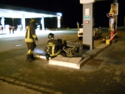 Fuga di gas in superstrada al distributore della Tamoil