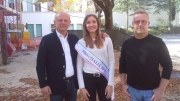 Bellezze a confronto, miss Italia 2017 visita Caldarola accolta dal sindaco Giuseppetti