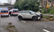 Tamponamento a catena in superstrada, quattro feriti in ospedale