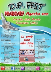 Dal 19 al 21 agosto settima edizione del D.P. Fest