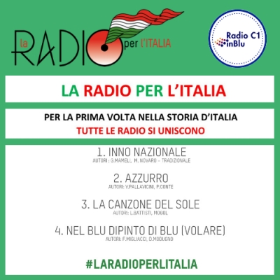 °LaRadioPerL&#039;Italia playlist 20-03-2020