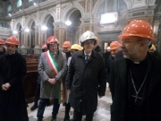 Tolentino, il premier Gentiloni in visita a San Nicola