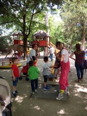 San Severino: ai giardini uno spazio con giochi per l'educazione stradale