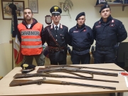 Arrestati per detenzione e porto d'armi due uomini residenti a Camerino