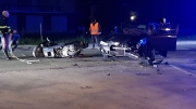 Auto contro scooter. Motociclista in ospedale