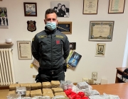 Blitz antidroga: in manette un magrebino, sequestrati oltre 30 chili di hashish