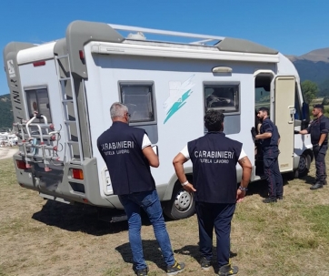 Sanzioni per lavoro e nero e due denunce per spaccio al Montelago