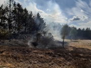 Fiamme al crossodromo San Pacifico di San Severino